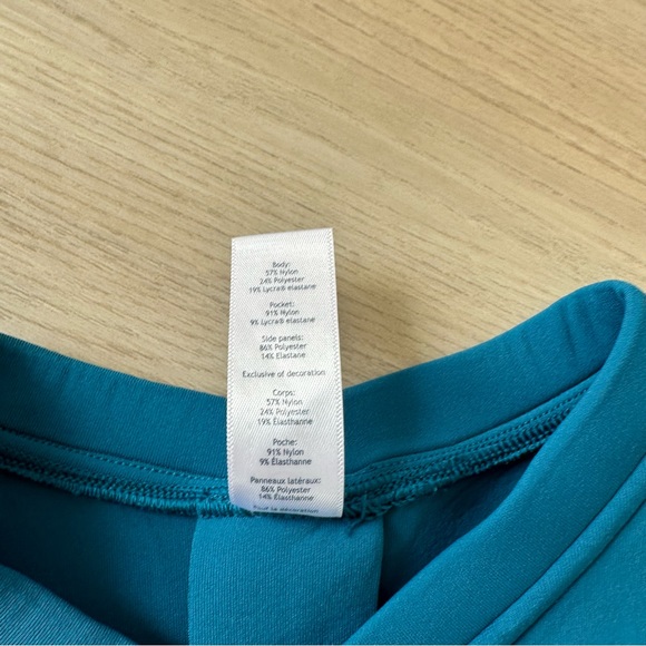 Ivivva lululemon Field Ahead Tunic Top Blue Loose Fit Pullover Nylon Size 10 - Picture 7 of 9